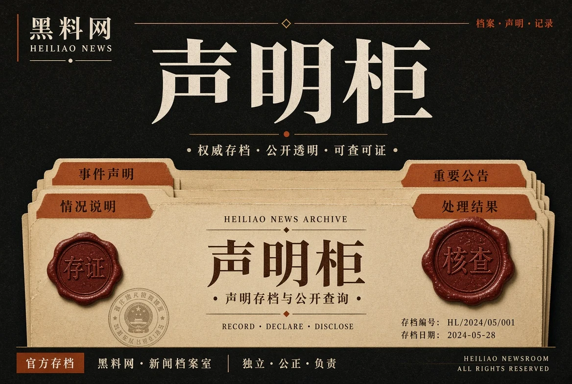 声明柜公开回应归档